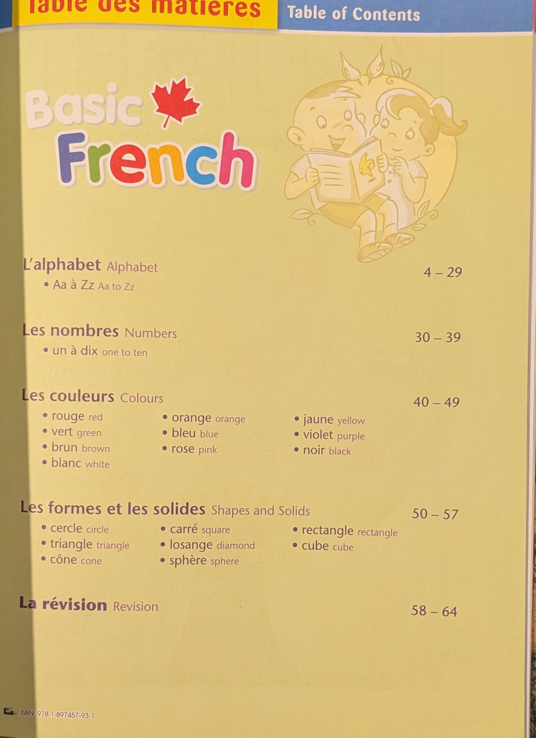 Basic French: A Fun Activity Book for Beginners