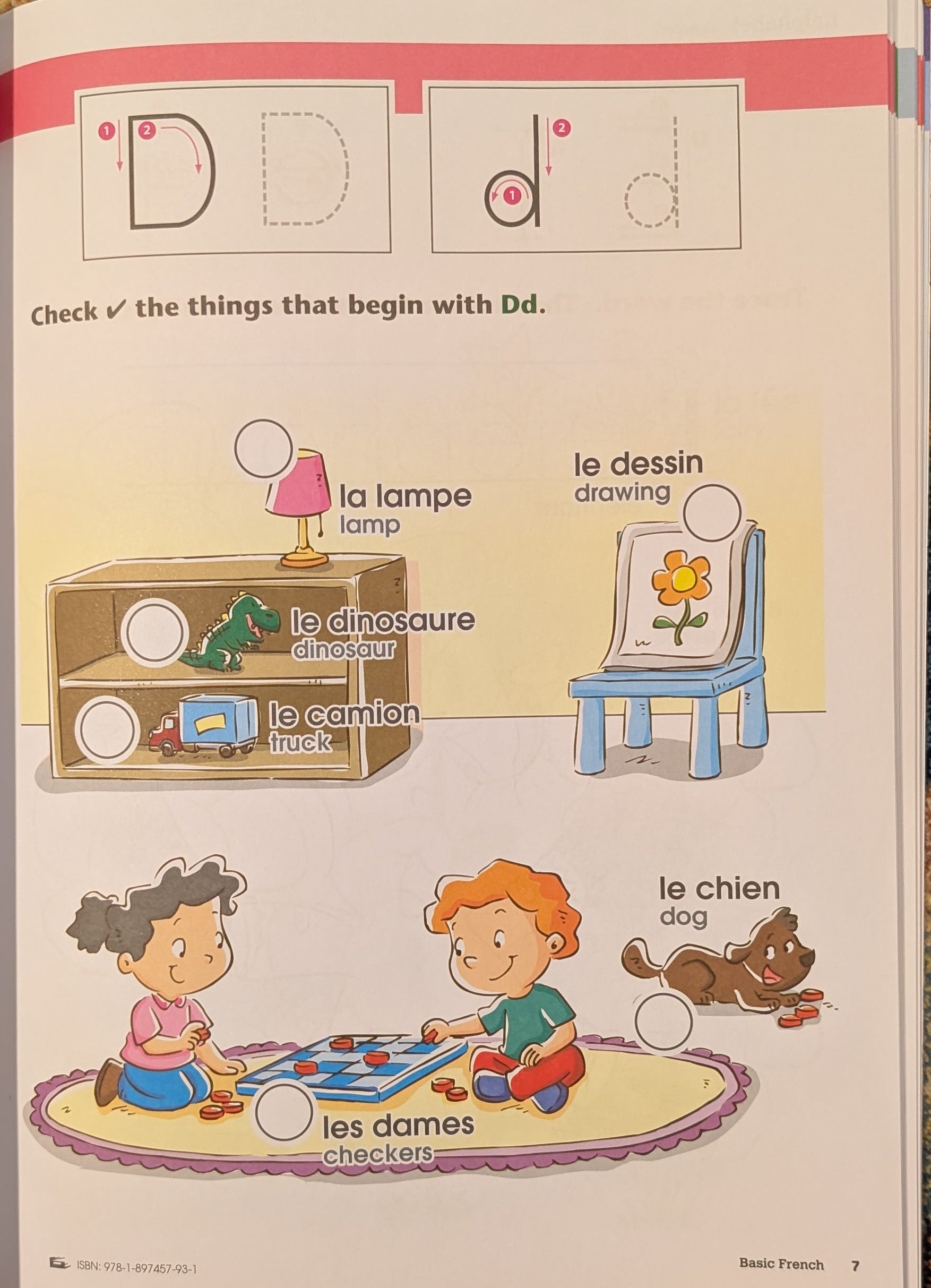 Basic French: A Fun Activity Book for Beginners