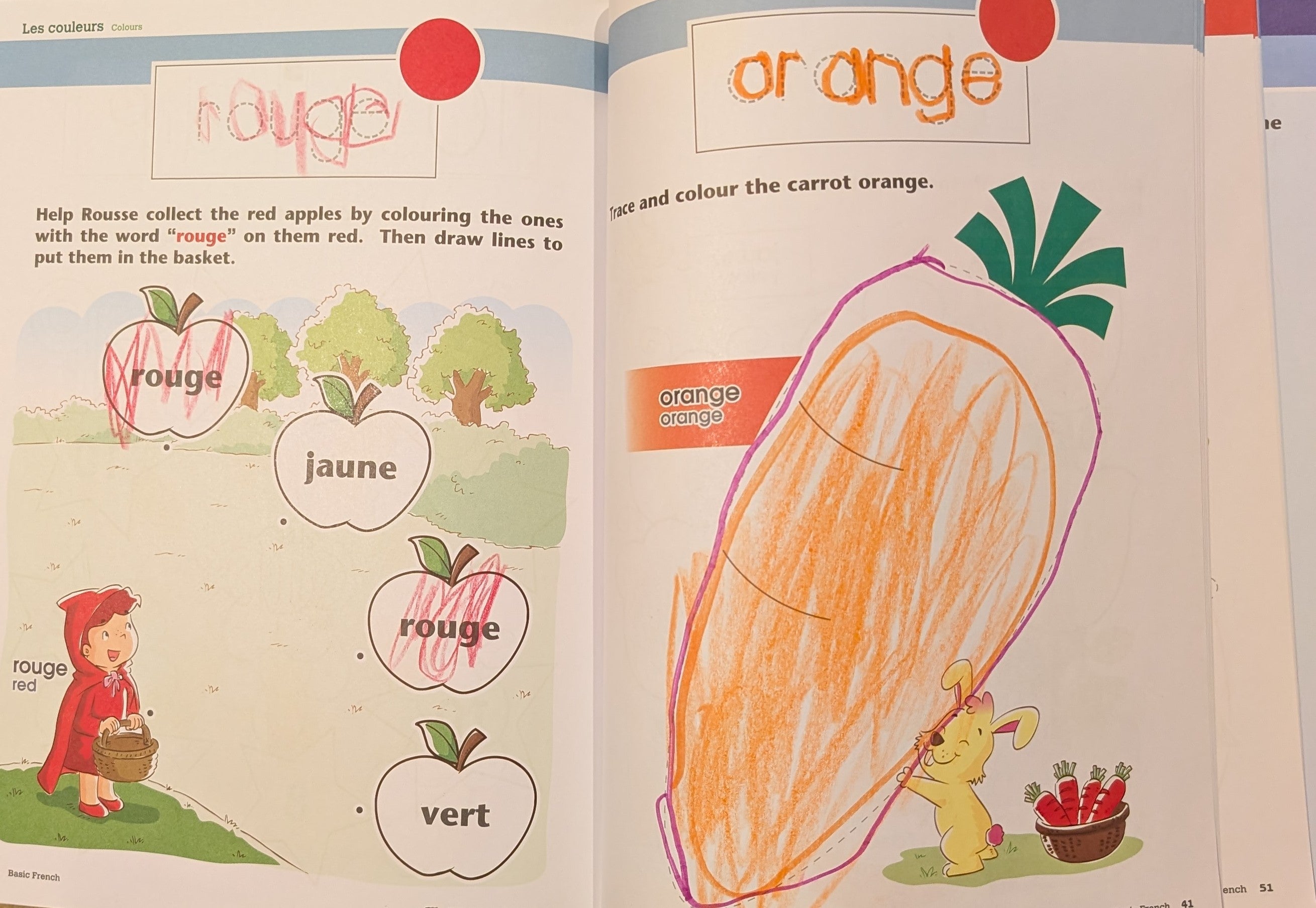 Basic French: A Fun Activity Book for Beginners