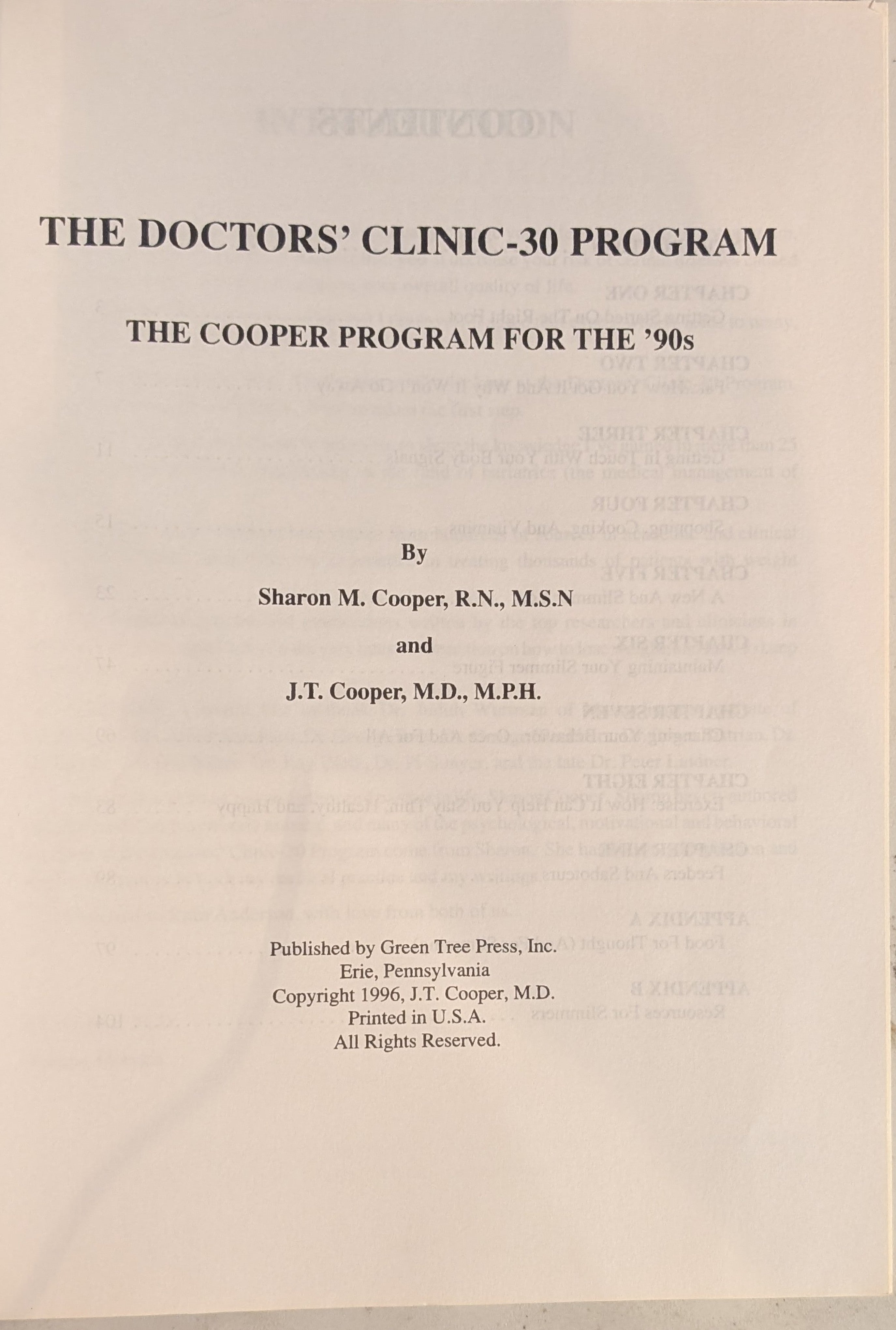 The Doctors’ Clinic‑30 Program