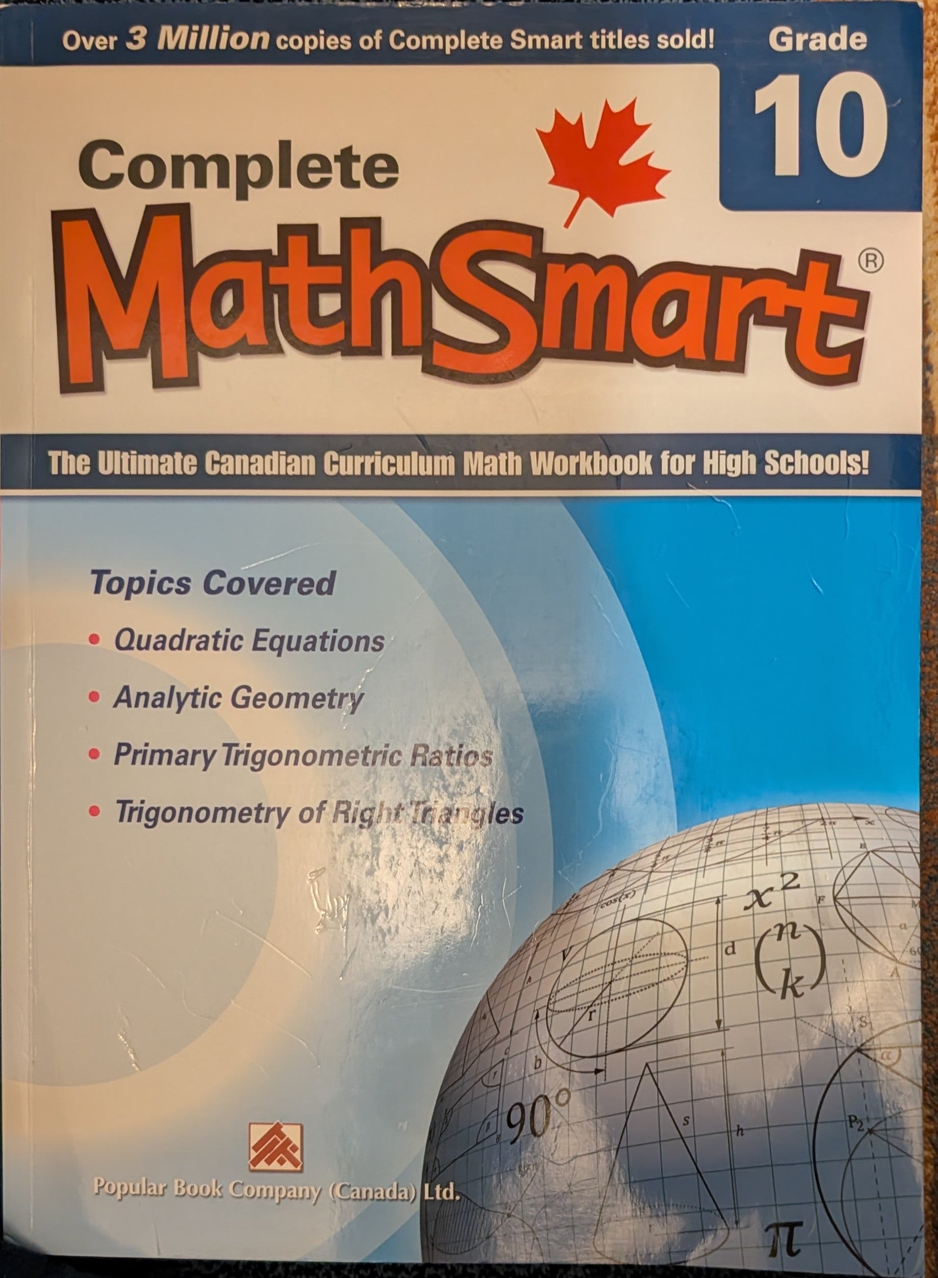 Complete MathSmart workbook Grade 10