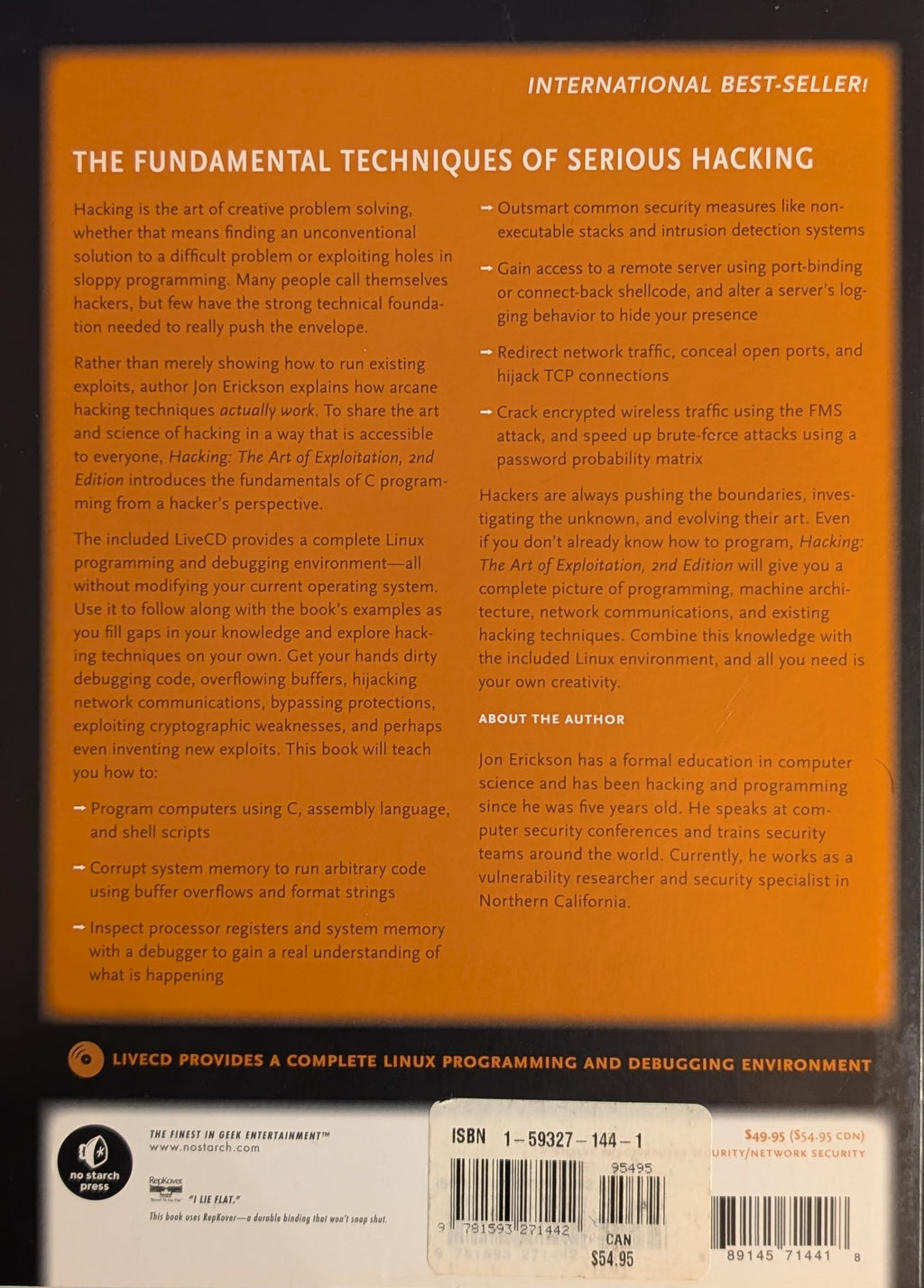 Hacking: The Art of Exploitation (2nd Edition)