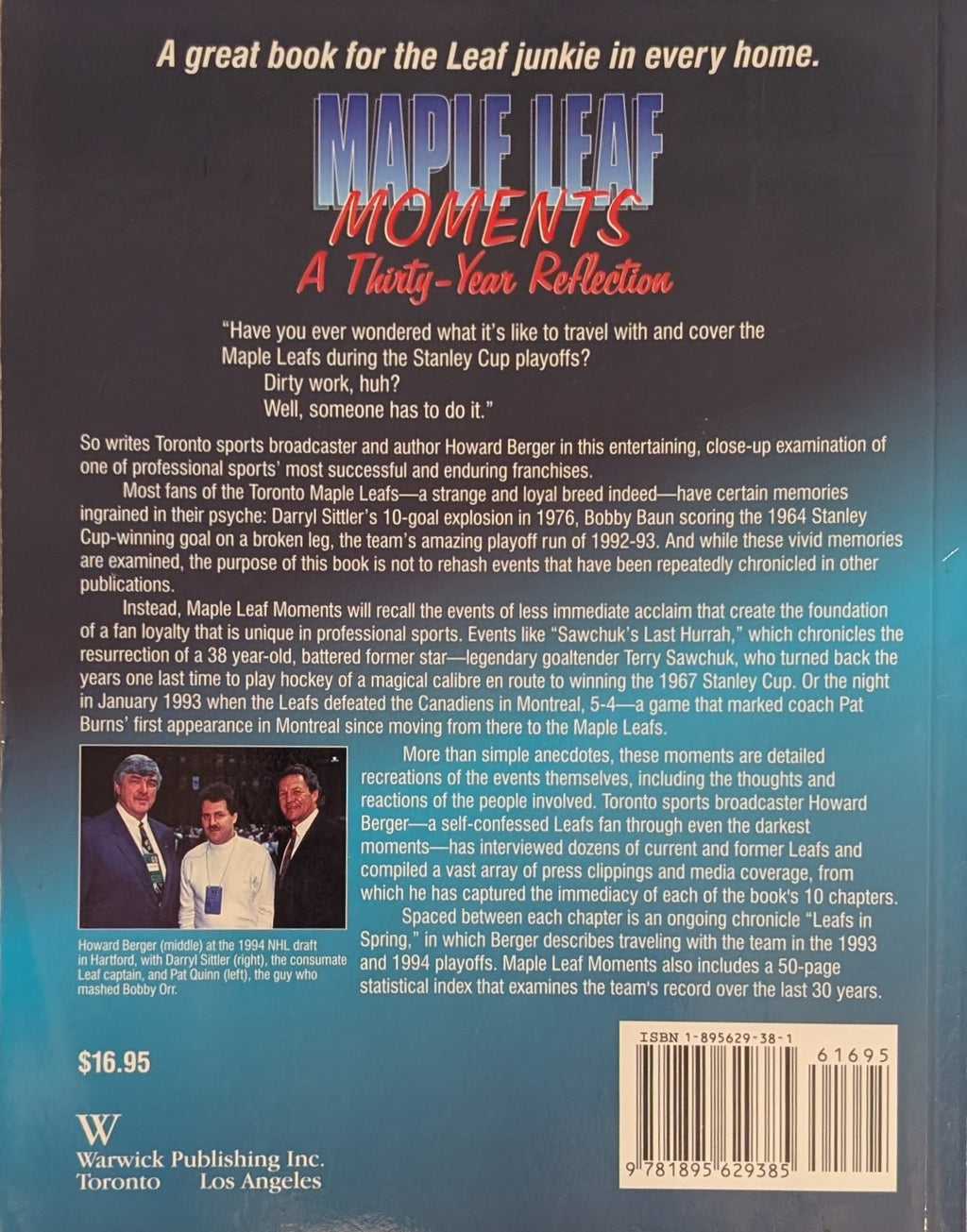 Maple Leaf Moments: A Thirty-Year Reflection