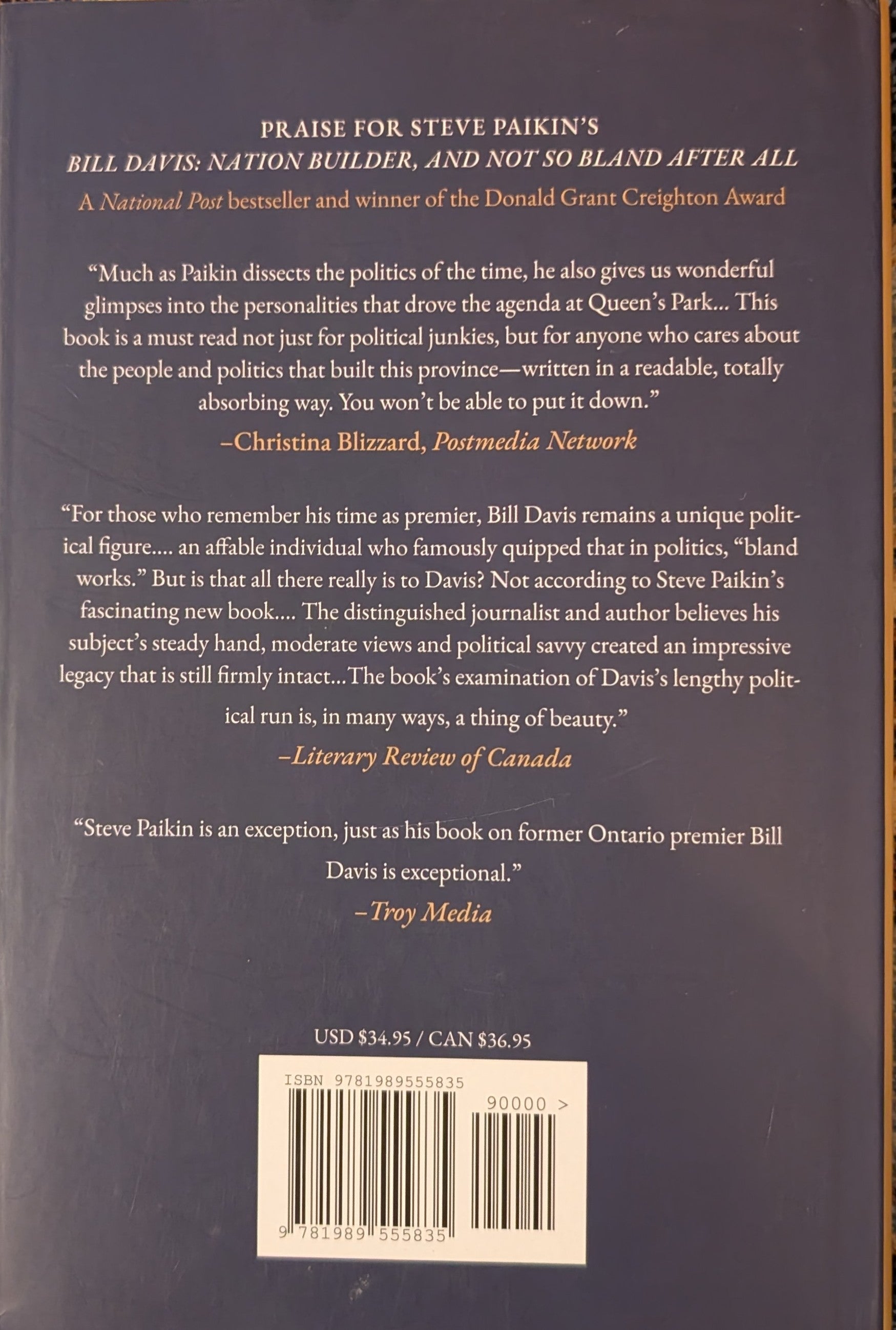 John Turner: An Intimate Biography of Canada’s 17th Prime Minister