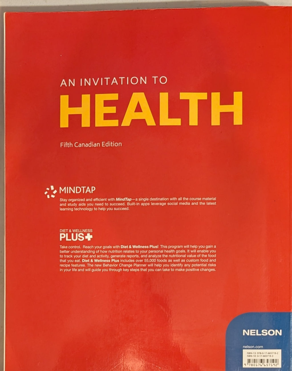 An Invitation to Health (Fifth Canadian Edition)
