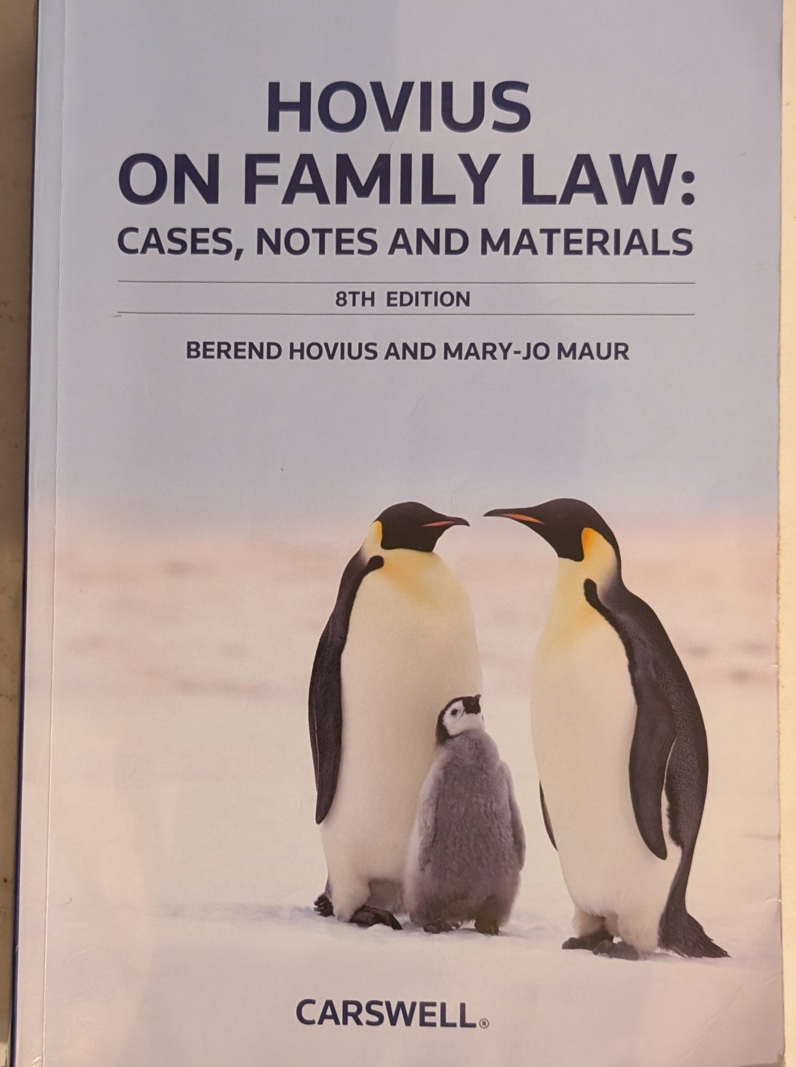 Hovius on Family Law (8th Edition)