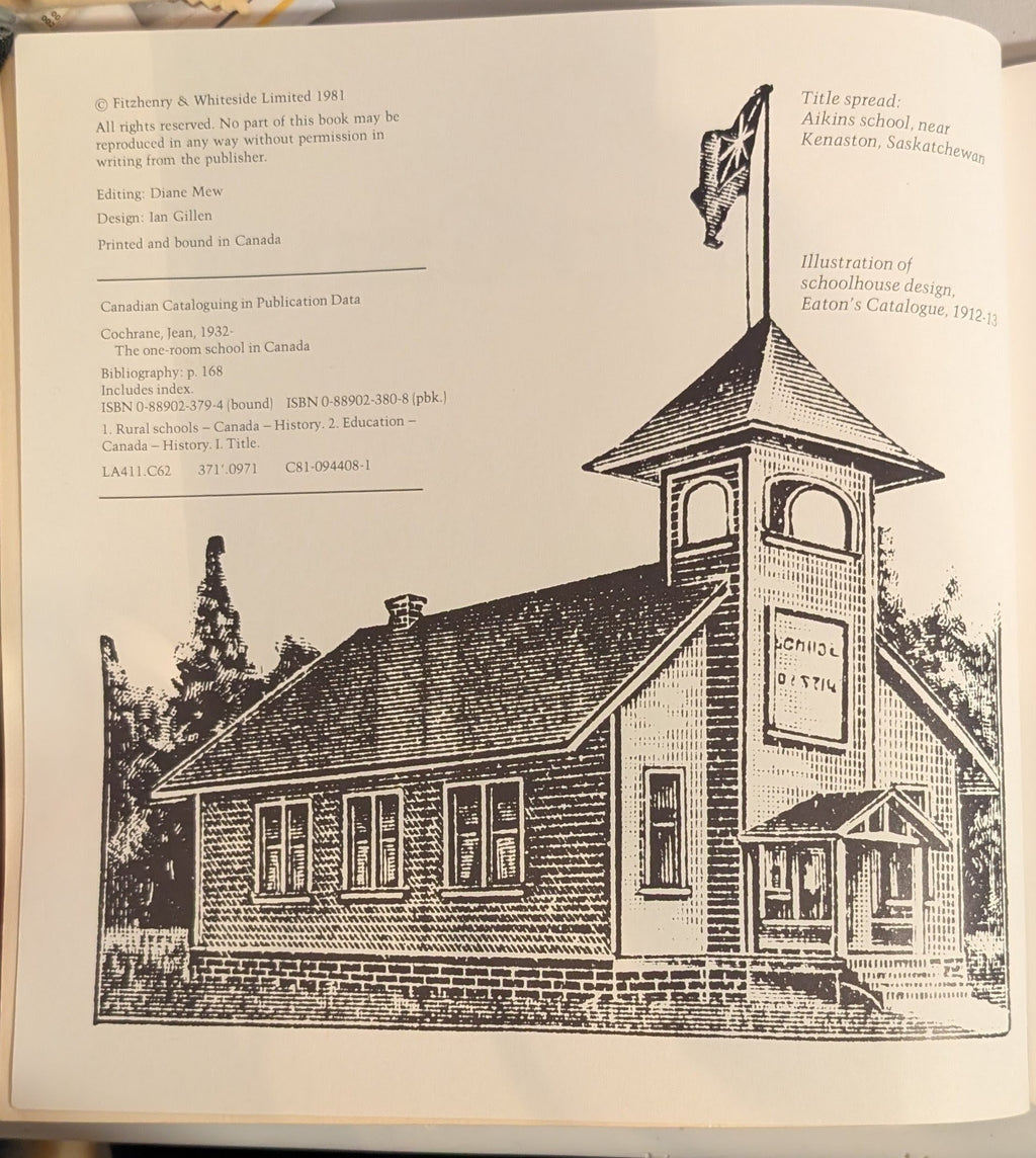 The One-Room School in Canada