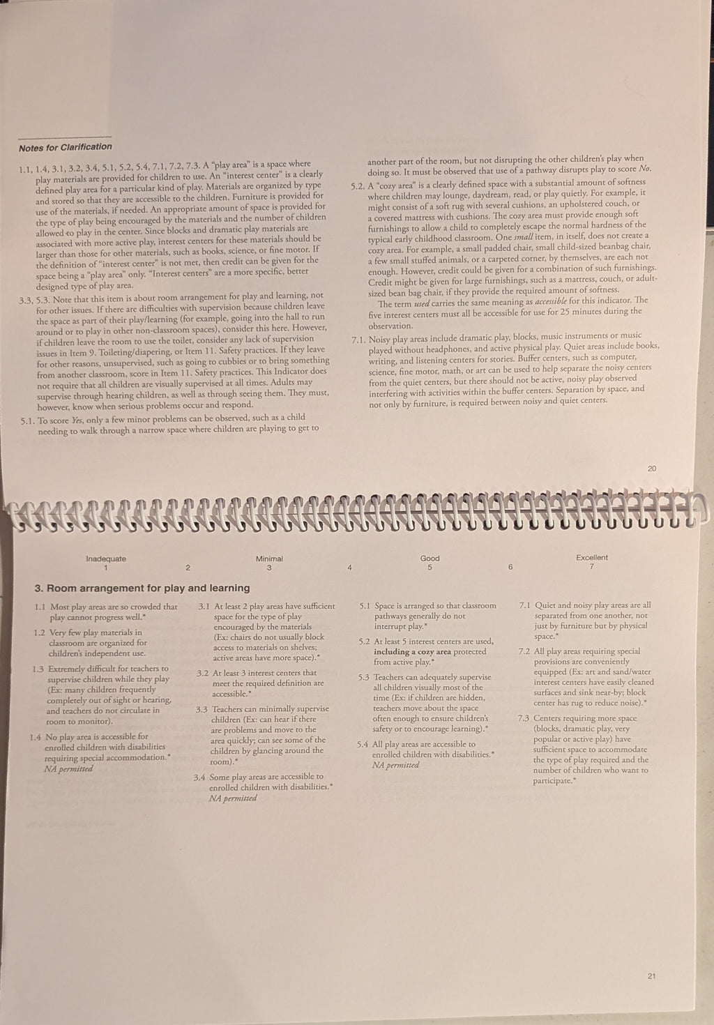 Early Childhood Environment Rating Scale®, Third Edition (ECERS‑3)