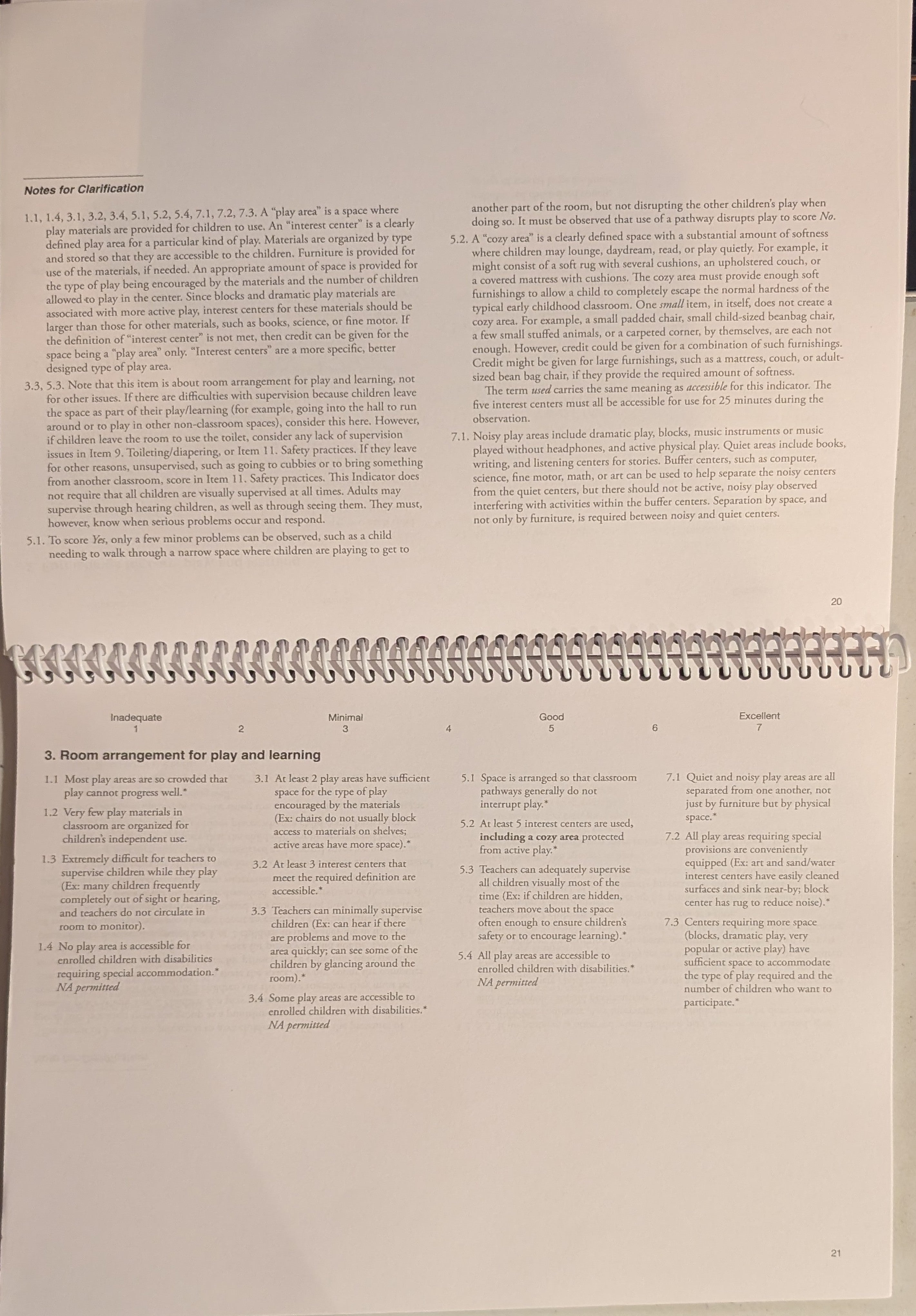 Early Childhood Environment Rating Scale®, Third Edition (ECERS‑3)