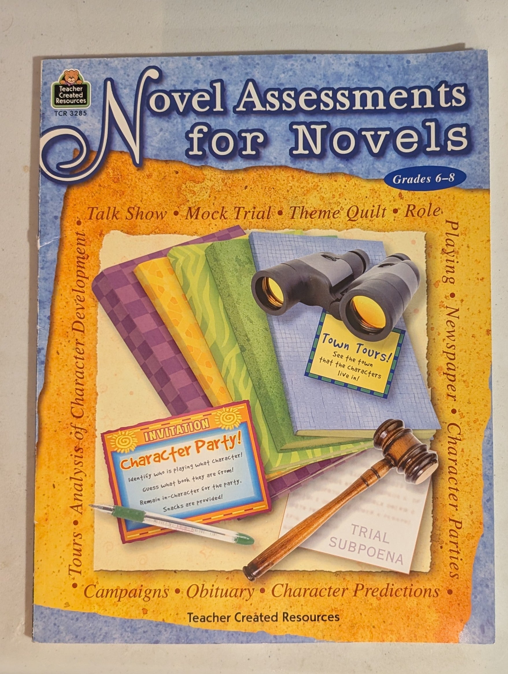 Novel Assessments for Novels