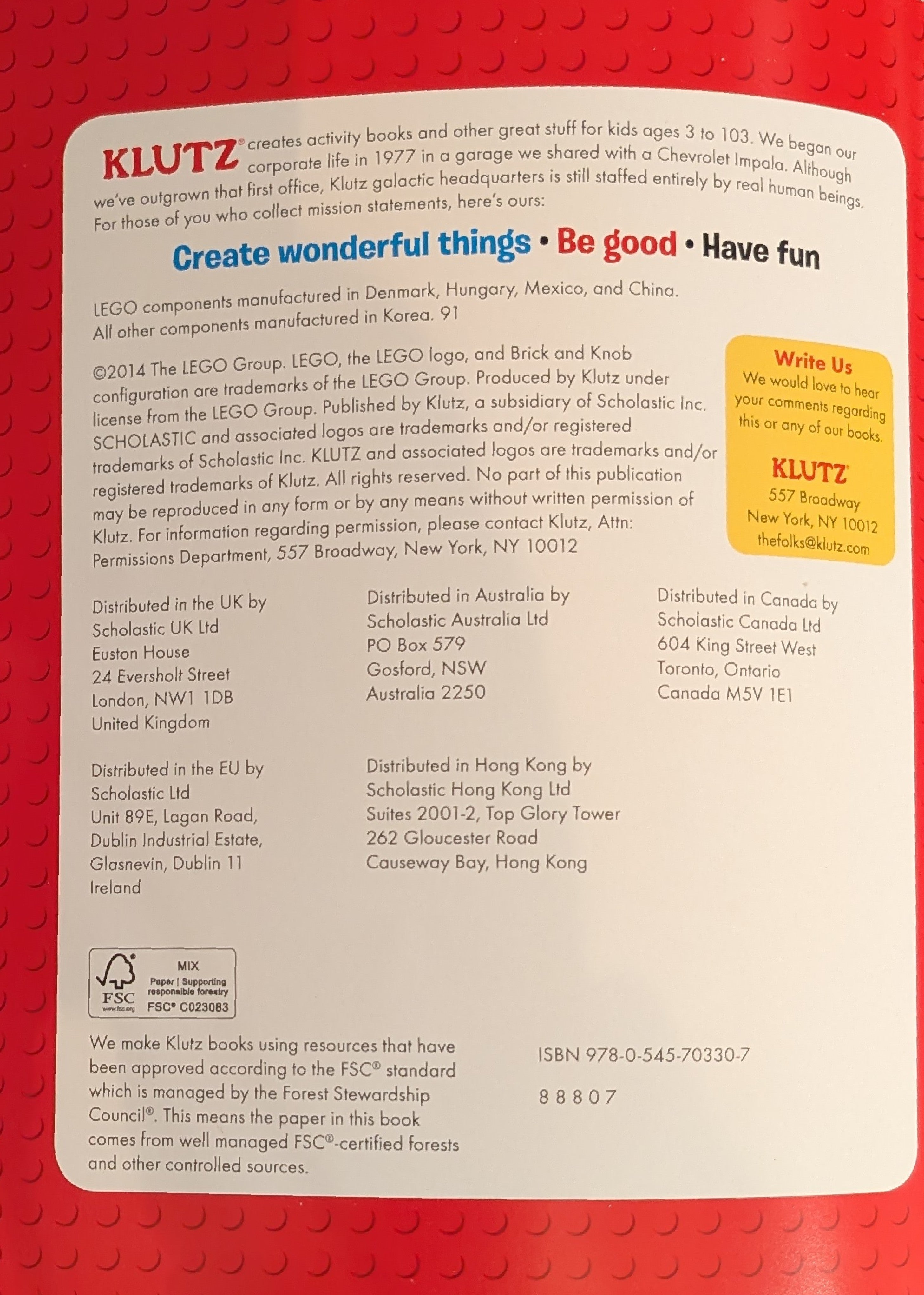 LEGO Chain Reactions