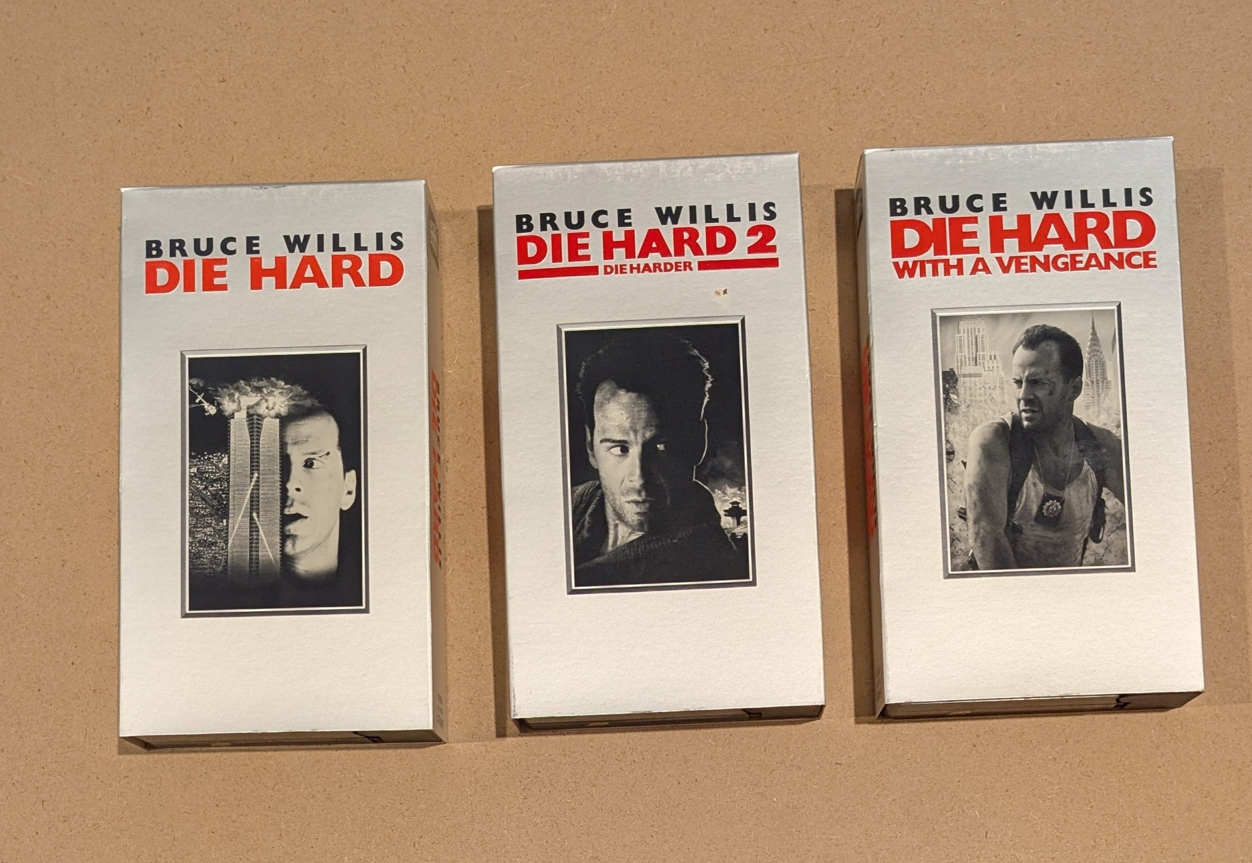 Die Hard Trilogy on VHS